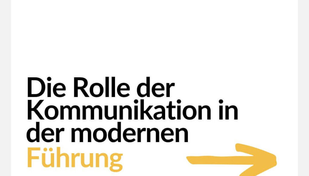 Moderne Führung